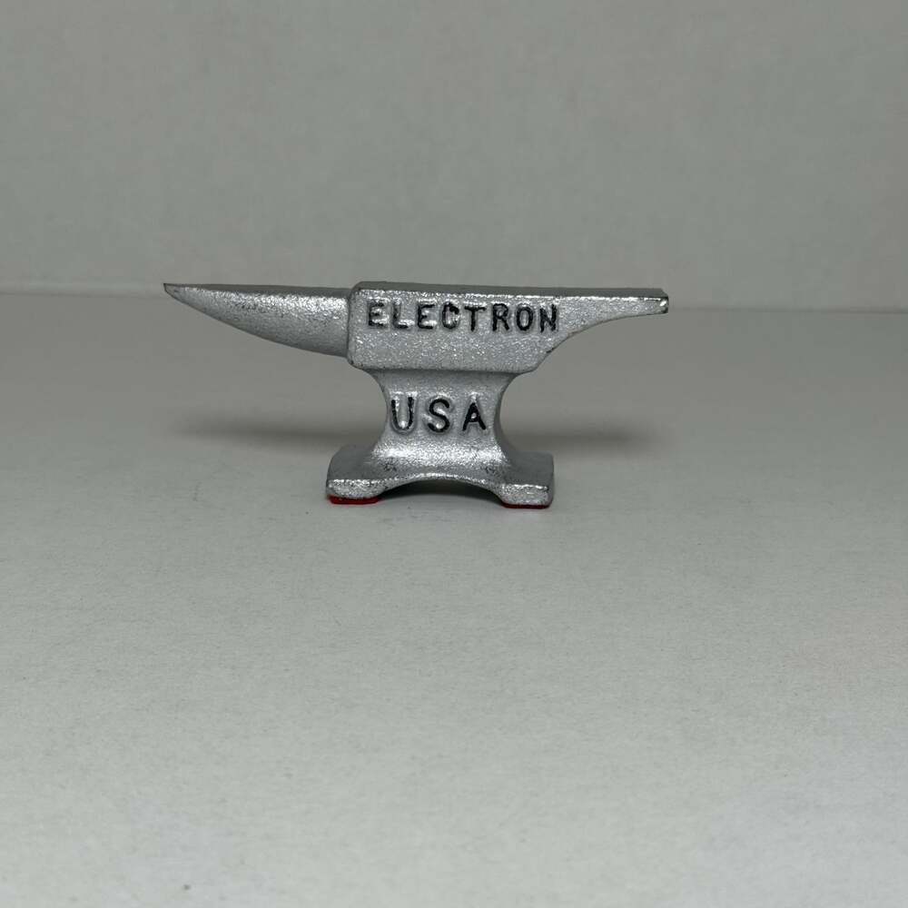 Vintage Electron USA Mini Anvil Metal Tool Model Collectible